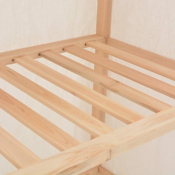 Garderob 79x40x170 cm vit tyg