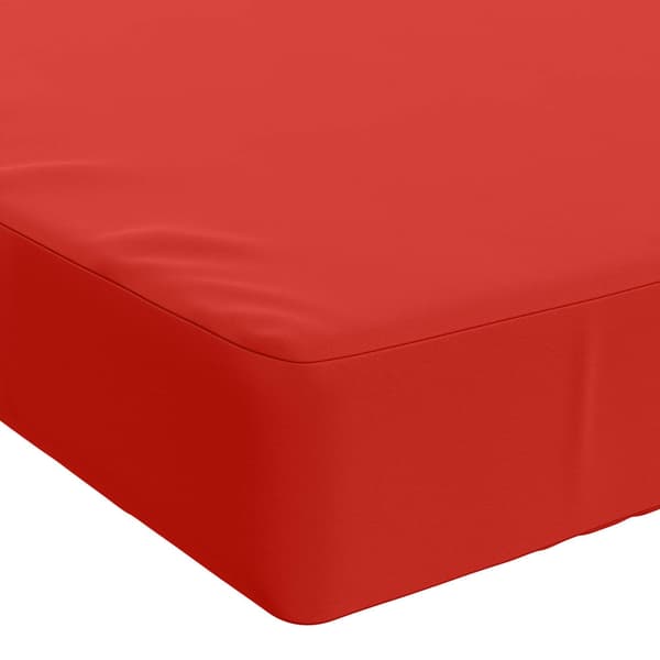 Bänk kudde SOEST 100% Polyester Röd 120 x 50 x 8 cm