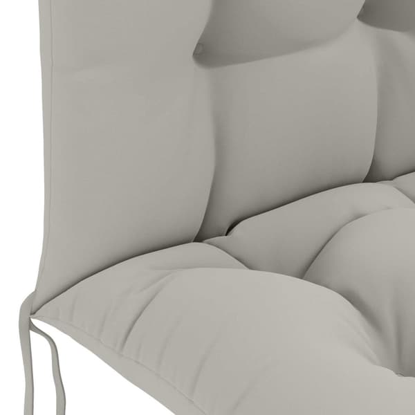 Solsängkudde PUTTEN 100% Polyester Grå 48 x 112 x 10 cm