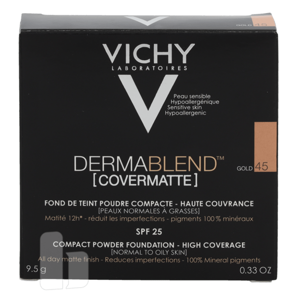 Vichy Dermablend Covermatte Compact Powder SPF25 9.5 gram Dam