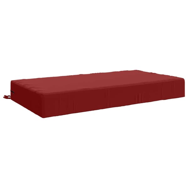 Sittkudde SOEST 100% Polyester Vinröd 120 x 60 x 15 cm