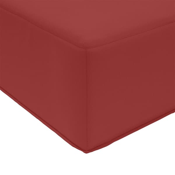Utomhus Soffa Kudde Vinröd 60 x 60 x 8 cm Polyester