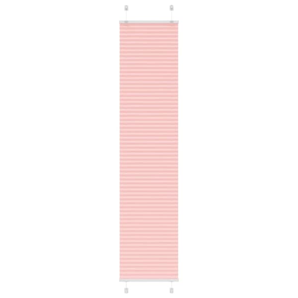 Plisserad persienn rosa 40x200cm tyg bredd 39,4cm polyester