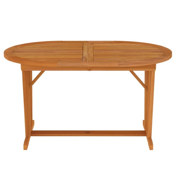 Trädgårdsbord 200x100x75 massivt eukalyptusträ