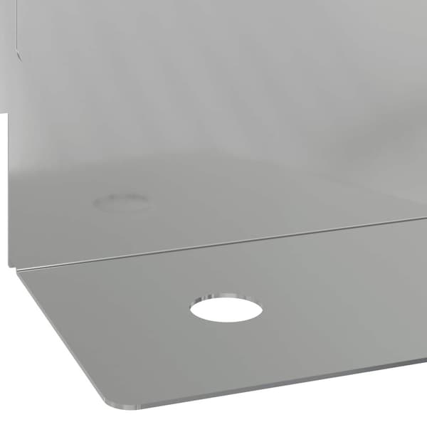 Kant för gräsmatta 20 pcs 102 x 4 x 4 cm Stål Silver
