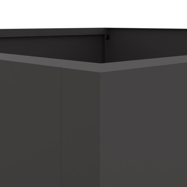 Odlingslåda svart 52x48x75 cm stål