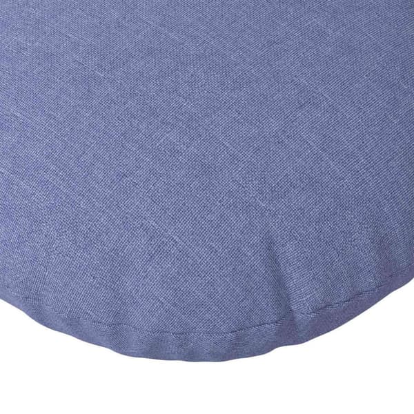 Sittkuddar 2 pcs Jeansblå Ø80 x 29 cm tyg