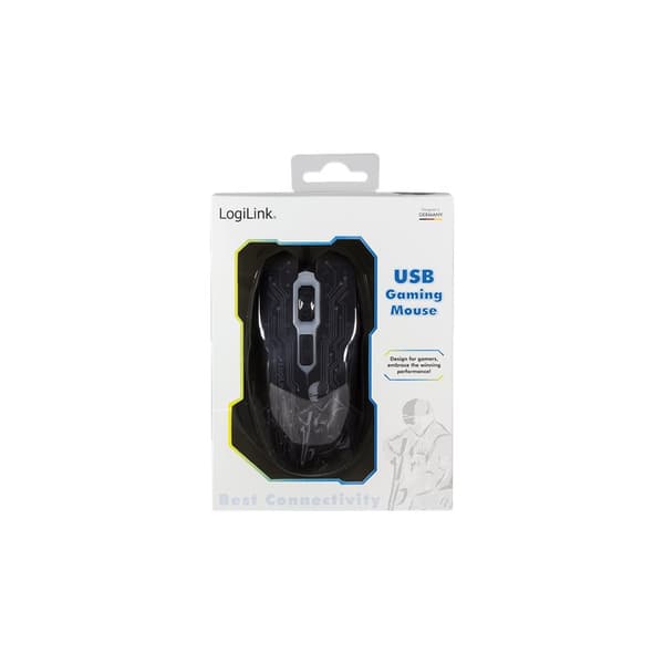 LogiLink Gaming - mus - USB - svart