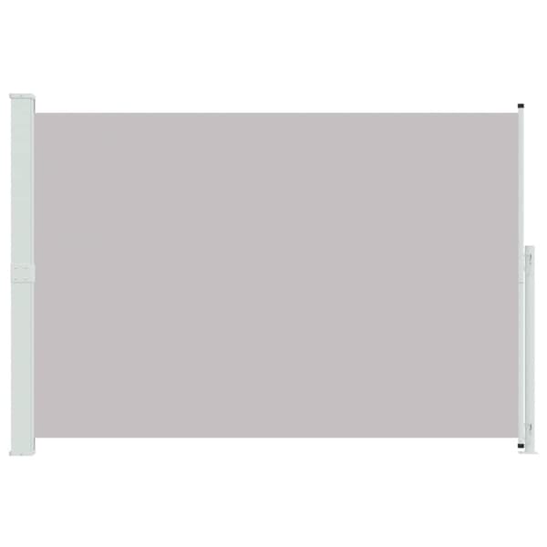 Infällbar sidomarkis 200x300 cm grå