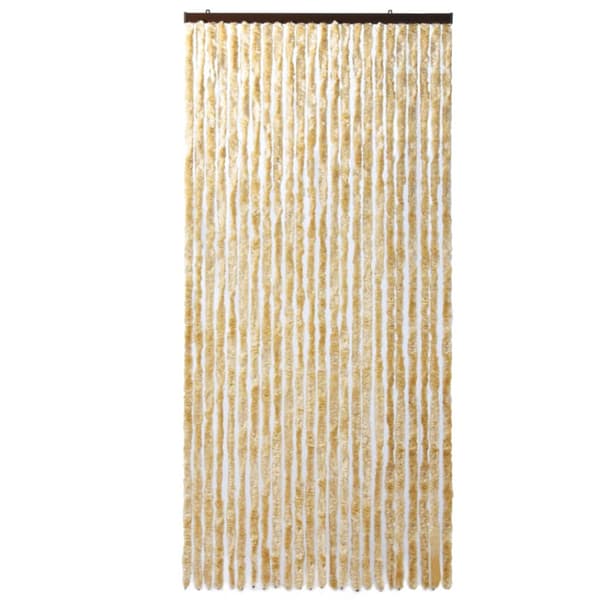 Insektsdraperi beige 100x220 cm chenille