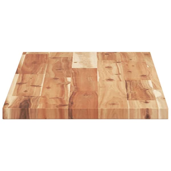 Bordsskiva rektangulär 80x30x2 cm massivt akaciaträ