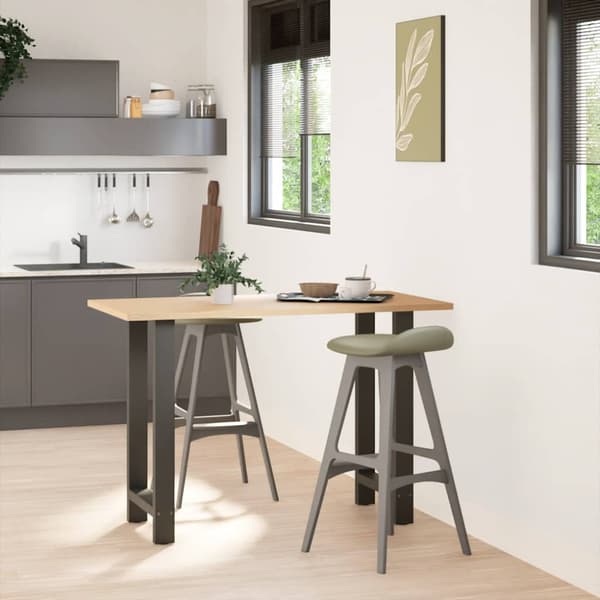 Barbordsben antracit 2 st 40x(90-91) cm stål