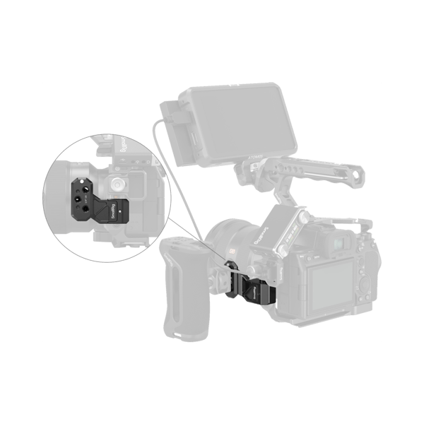 SmallRig 4458 Side Handle Extension Adapter Part with NATO Clamp