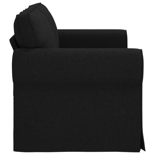 Soffa Svart 155 x 82 x 80 cm tyg