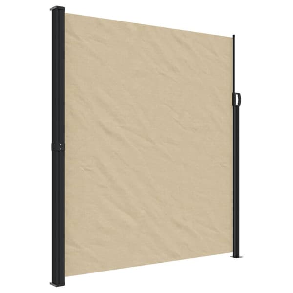 Indragbar sidomarkis beige 220x500 cm
