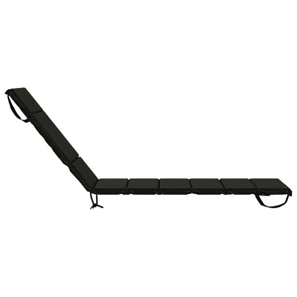 Solstol Kudde GEMERT 100% Polyester Svart 200 x 50 x 3 cm