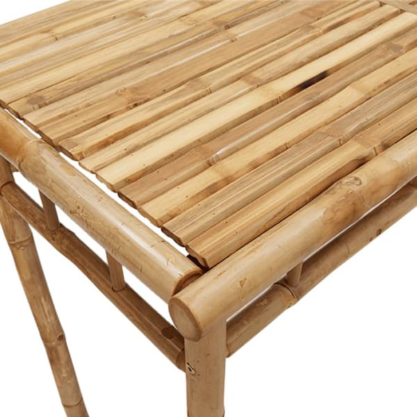 Matgrupp för trädgården bambu 5 delar
