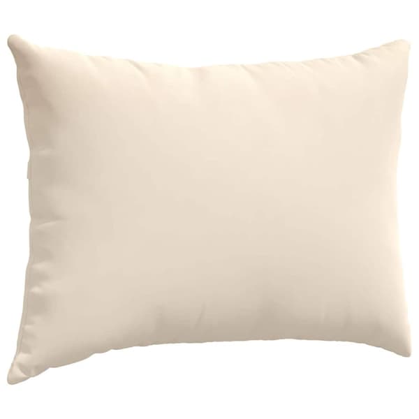 Sofakuddar 2 pcs Beige 70 x 50 cm tyg