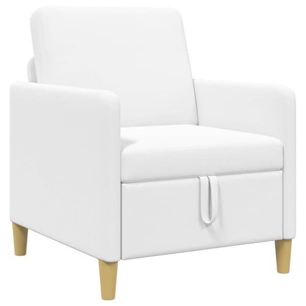 Soffa med förvaring Vit 72 x 78 x 87 cm Polyester