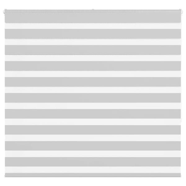 Rullgardin zebra ljusgrå 160x150 cm tyg bredd 155,9cm polyester