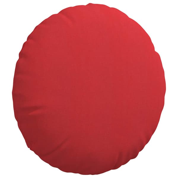 Sittkuddar 2 pcs Röd Ø80 x 29 cm tyg