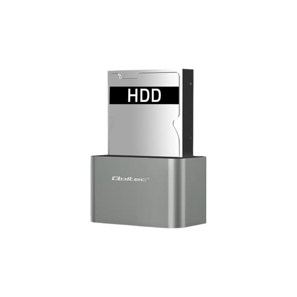 Qoltec - HDD dockningsstation - SATA - USB 3.0