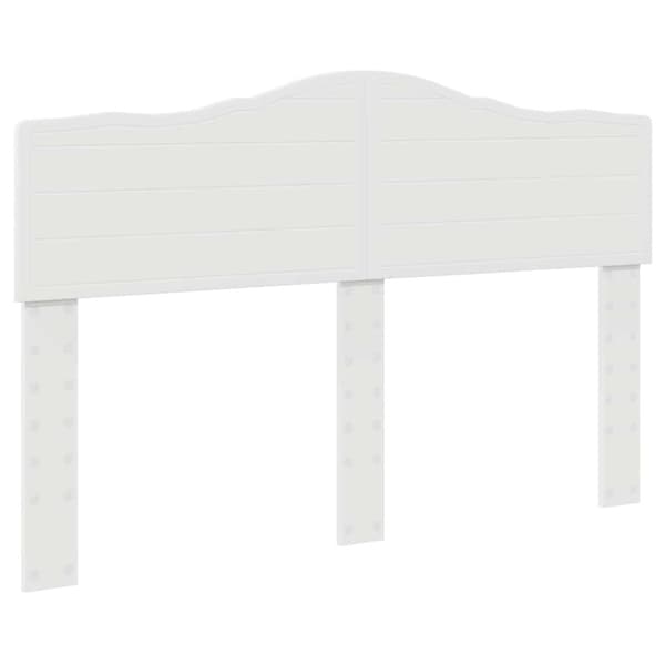 Huvudgavel Glansig Vit 90 cm Konstruerat trä