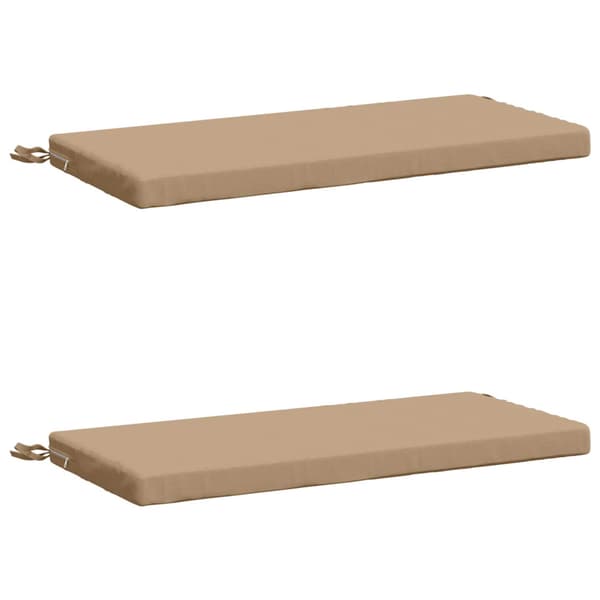 2-delade Bänk Kuddar SOEST 2 st 100% Polyester Sand