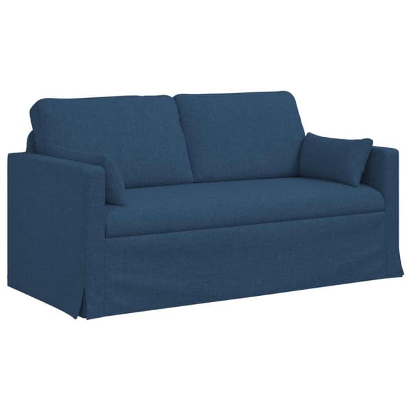 Soffset 2 pcs Blå 158 x 78 x 80 cm tyg