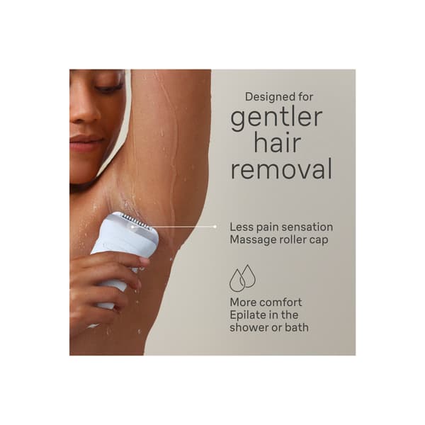 Braun Silk-épil 7 SE7-041 - epilator - silver/white/gray
