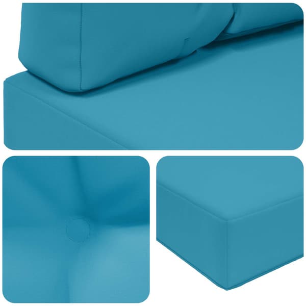 Utomhus Soffa Kudde 2 pcs Kungsblå Polyester