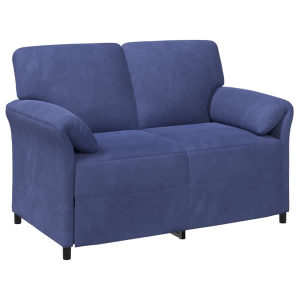 2-sits soffa Polisblå 138 x 83 x 95 cm Sammet