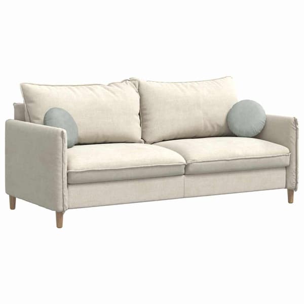 Sittkuddar 2 pcs Ljusgrå Ø30 x 13 cm Sammet