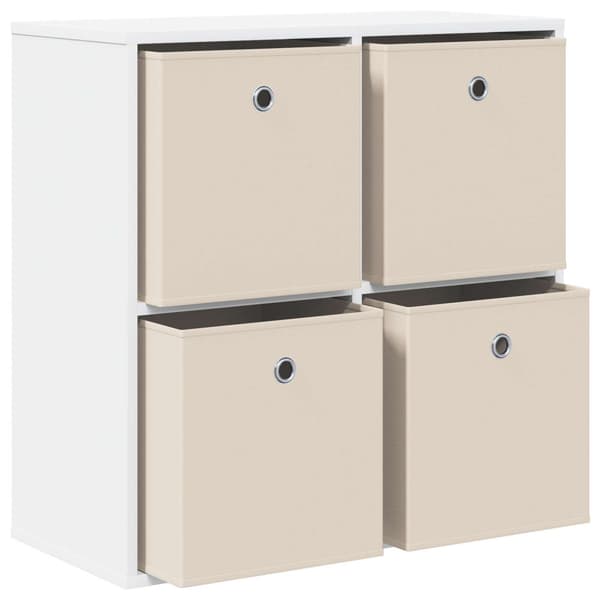 Sideboard med låda Vit 68,5 x 32 x 67 cm