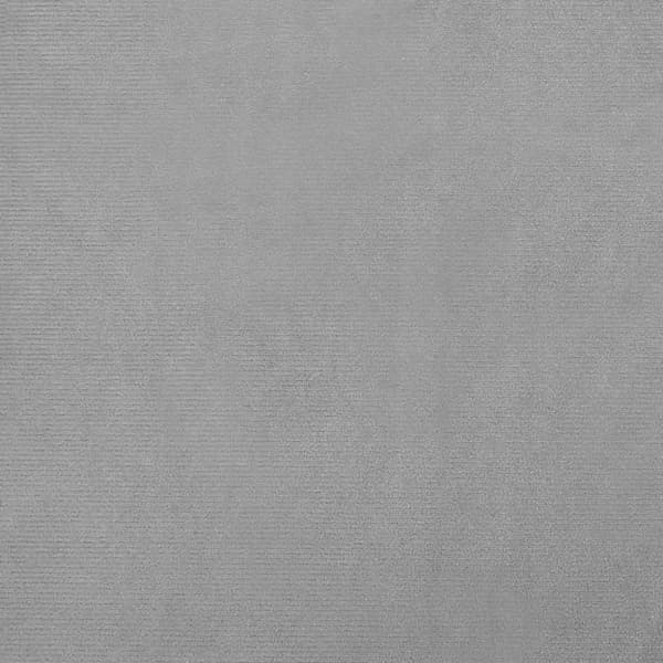 Barnsoffa ljusgrå 90x53x30 cm sammet