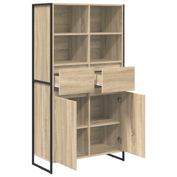 Sideboard 2 pcs Sonoma 81 x 36 x 150.5 cm Konstruerat trä