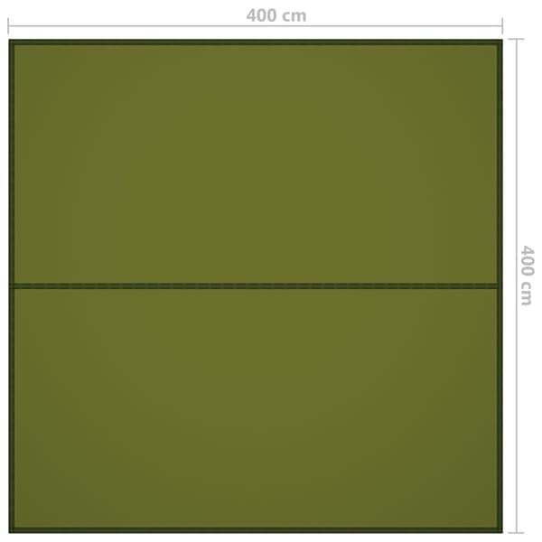 Tarp 4x4 m grön