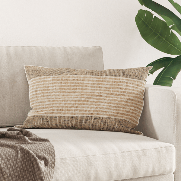 Kudde med kudde Vit 80 x 42 x 20 cm Bomull och Polyester