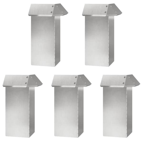 Snigelstaket 16 pcs Silver Rostfritt stål