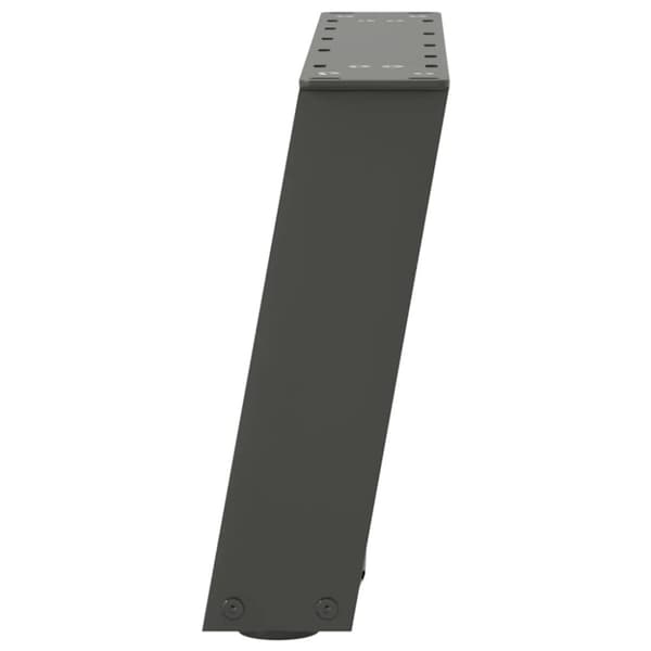 Soffbordsben U-formade 2 st antracit 40x(30-31) cm stål