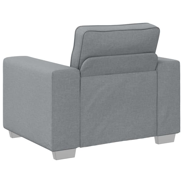 Soffstol Ljusgrå 100 cm tyg