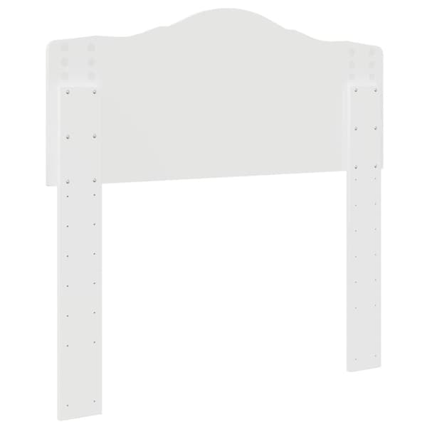 Huvudgavel Vit 90 cm Konstruerat trä