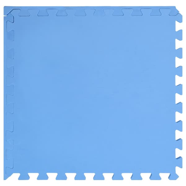 Pool grundmatta 50 pcs Blå 18 m² EVA-skum