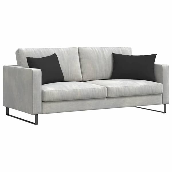 Sofakuddar 2 pcs Svart 60 x 40 cm tyg