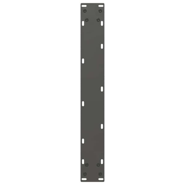 Barbordsben U-formade 2 st antracit 60x(110-111) cm stål