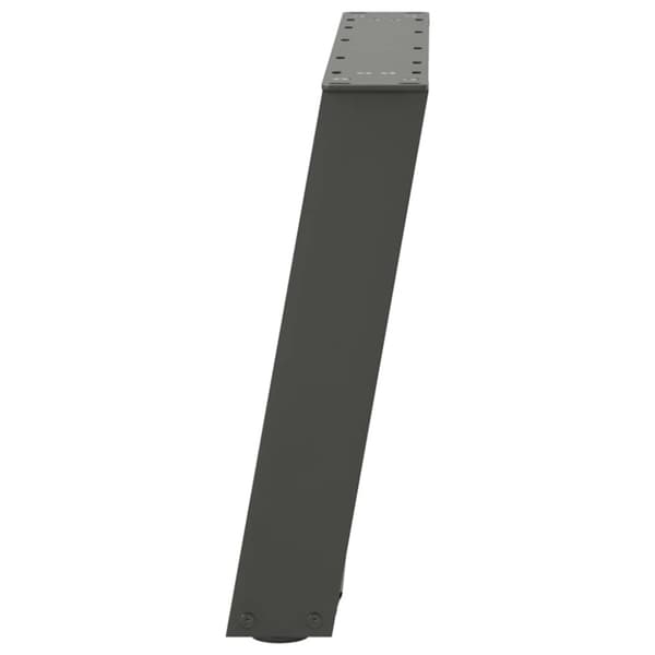 Soffbordsben U-formade 2 st antracit 60x(42-43) cm stål
