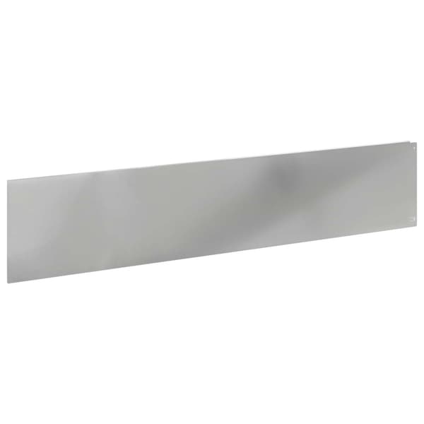 Kant för gräsmatta 10 pcs 100 x 22 cm Stål Silver