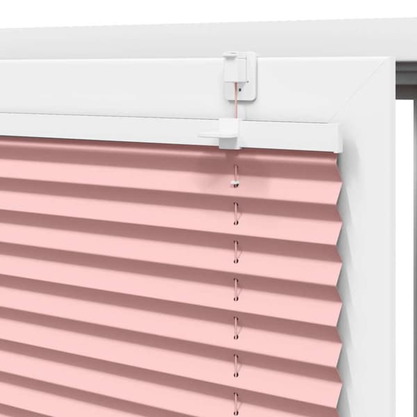 Plisserad persienn rosa 65x150cm tyg bredd 64,4cm polyester