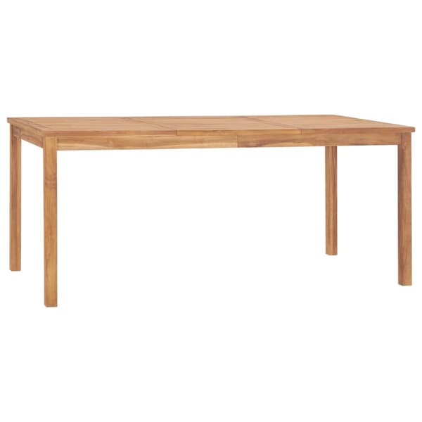 7-delad trädgårdsmatgrupp 180x90 cm massiv teak