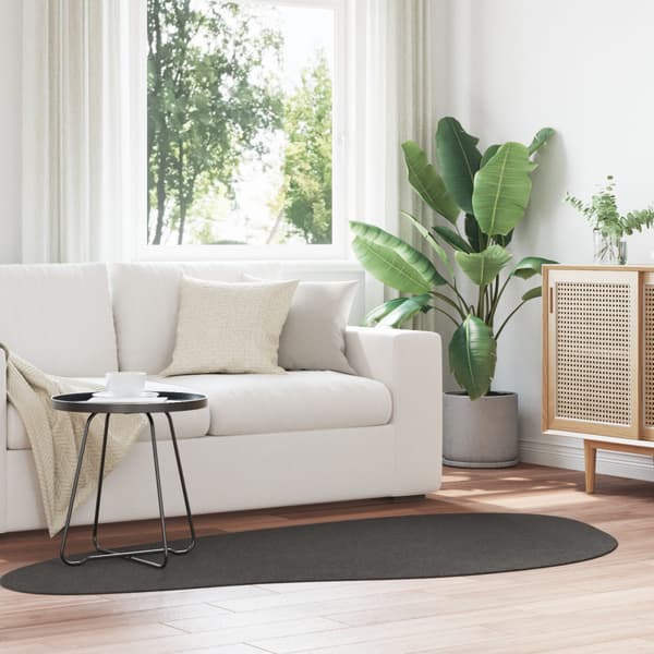 Matta HUARTE Antracit 100 x 200 cm Polyester